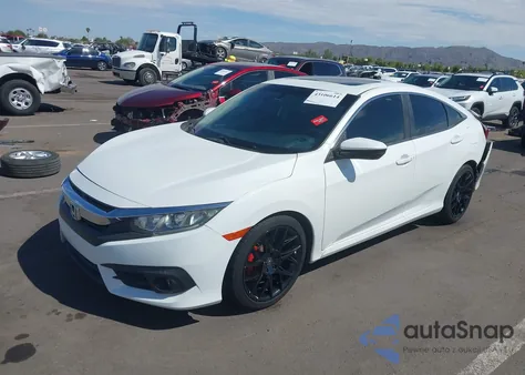 2018 Honda Civic Ex-T из США, поврежденный, VIN JHMFC1F37JX007530